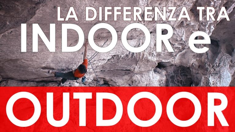 Differenze tra arrampicata indoor e outdoor